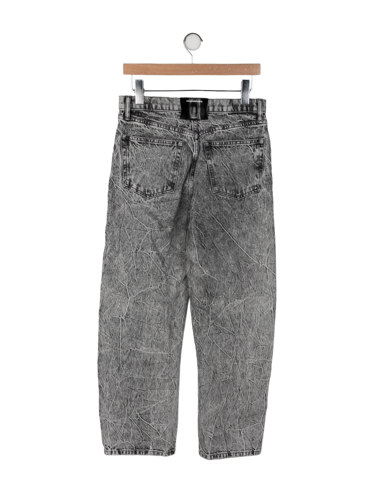 Alexander Wang High-Rise Straight Leg Jeans