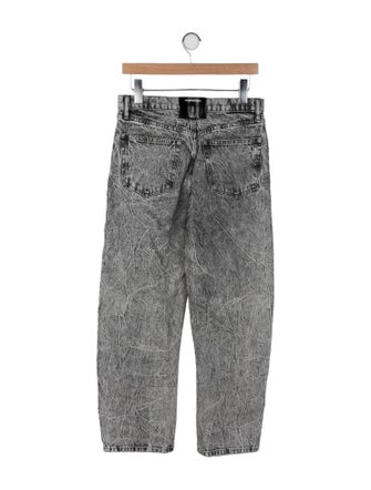 Alexander Wang High-Rise Straight Leg Jeans