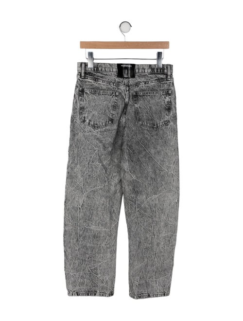 Alexander Wang High-Rise Straight Leg Jeans
