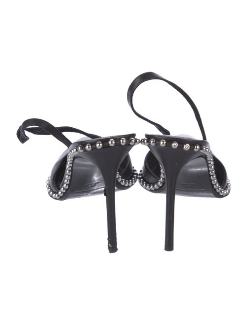 Alexander Wang Leather Beaded Accents Slingback Pumps