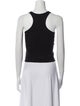 Alexander Wang Scoop Neck Sleeveless Crop Top