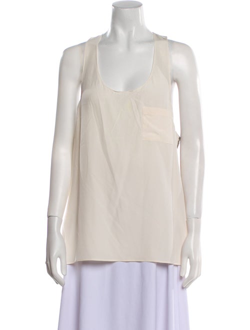 Alexander Wang Scoop Neck Sleeveless Top