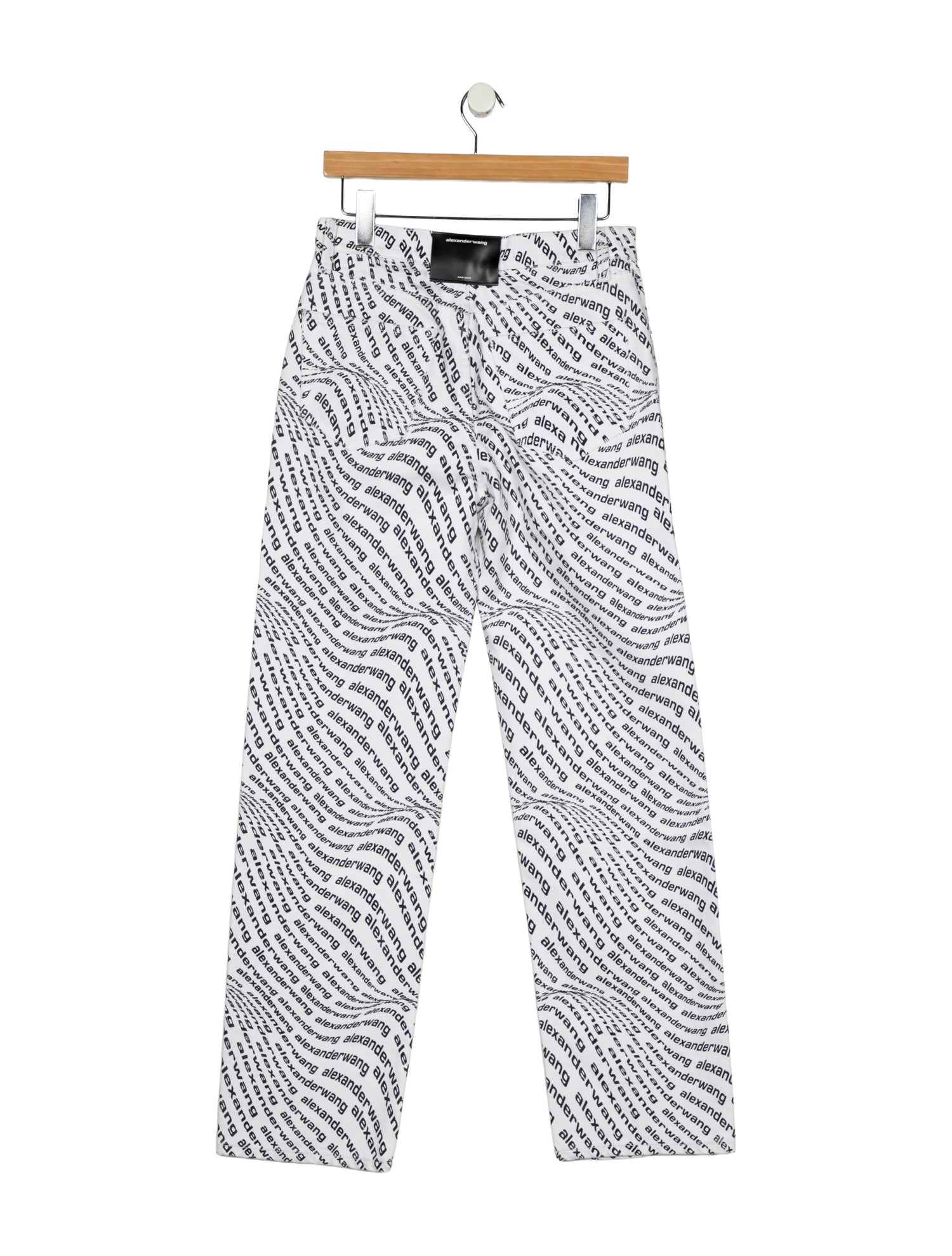 Alexander Wang Mid-Rise Straight Leg Jeans