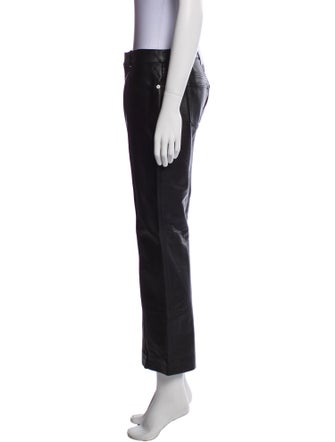 Alexander Wang Leather Wide Leg Pants