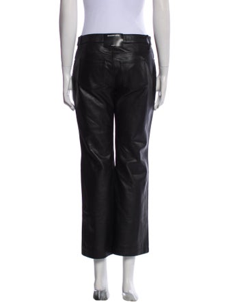 Alexander Wang Leather Wide Leg Pants