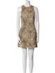 Alexander Wang Animal Print Mini Dress