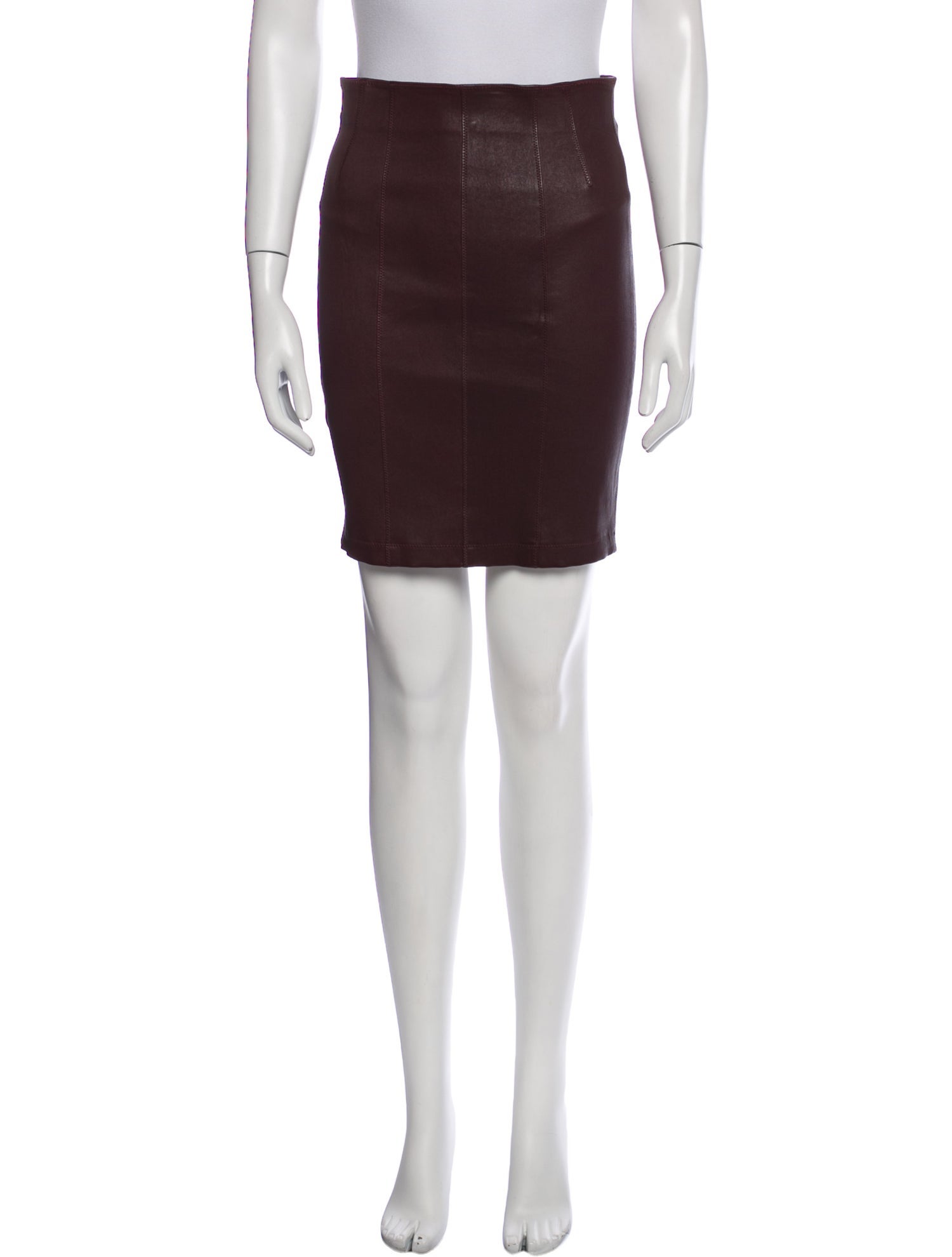 Alexander Wang Leather Mini Skirt