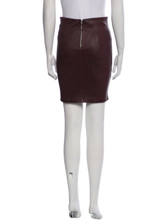 Alexander Wang Leather Mini Skirt