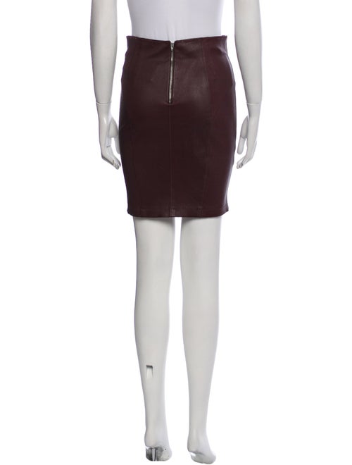 Alexander Wang Leather Mini Skirt