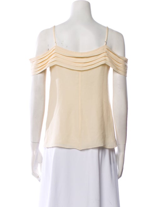 Alexander Wang Silk Square Neckline Crop Top