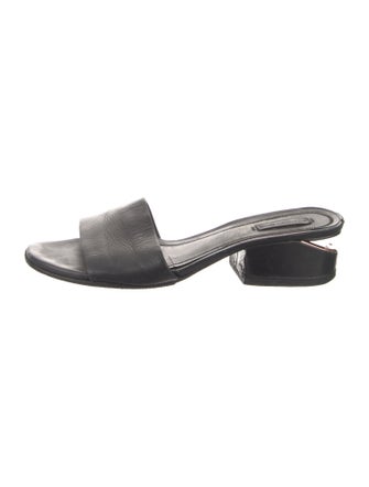 Alexander Wang Leather Slides