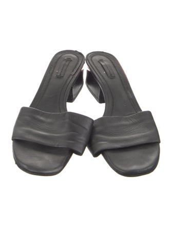 Alexander Wang Leather Slides