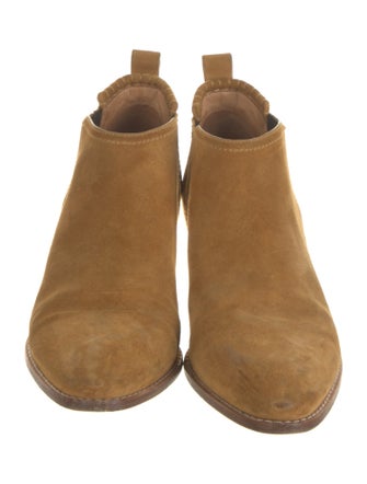 Alexander Wang Suede Cutout Accent Chelsea Boots