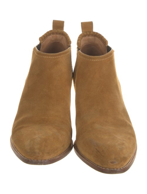 Alexander Wang Suede Cutout Accent Chelsea Boots