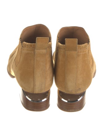 Alexander Wang Suede Cutout Accent Chelsea Boots