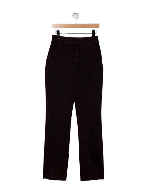 Alexander Wang High-Rise Straight Leg Jeans