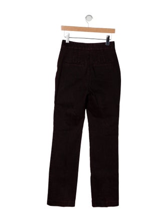 Alexander Wang High-Rise Straight Leg Jeans