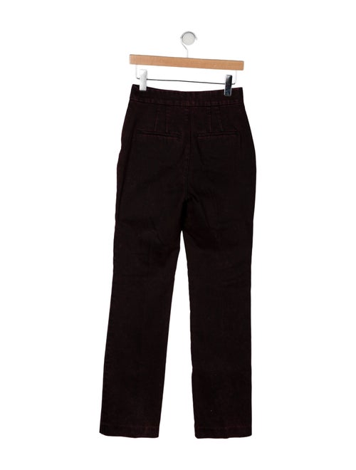 Alexander Wang High-Rise Straight Leg Jeans