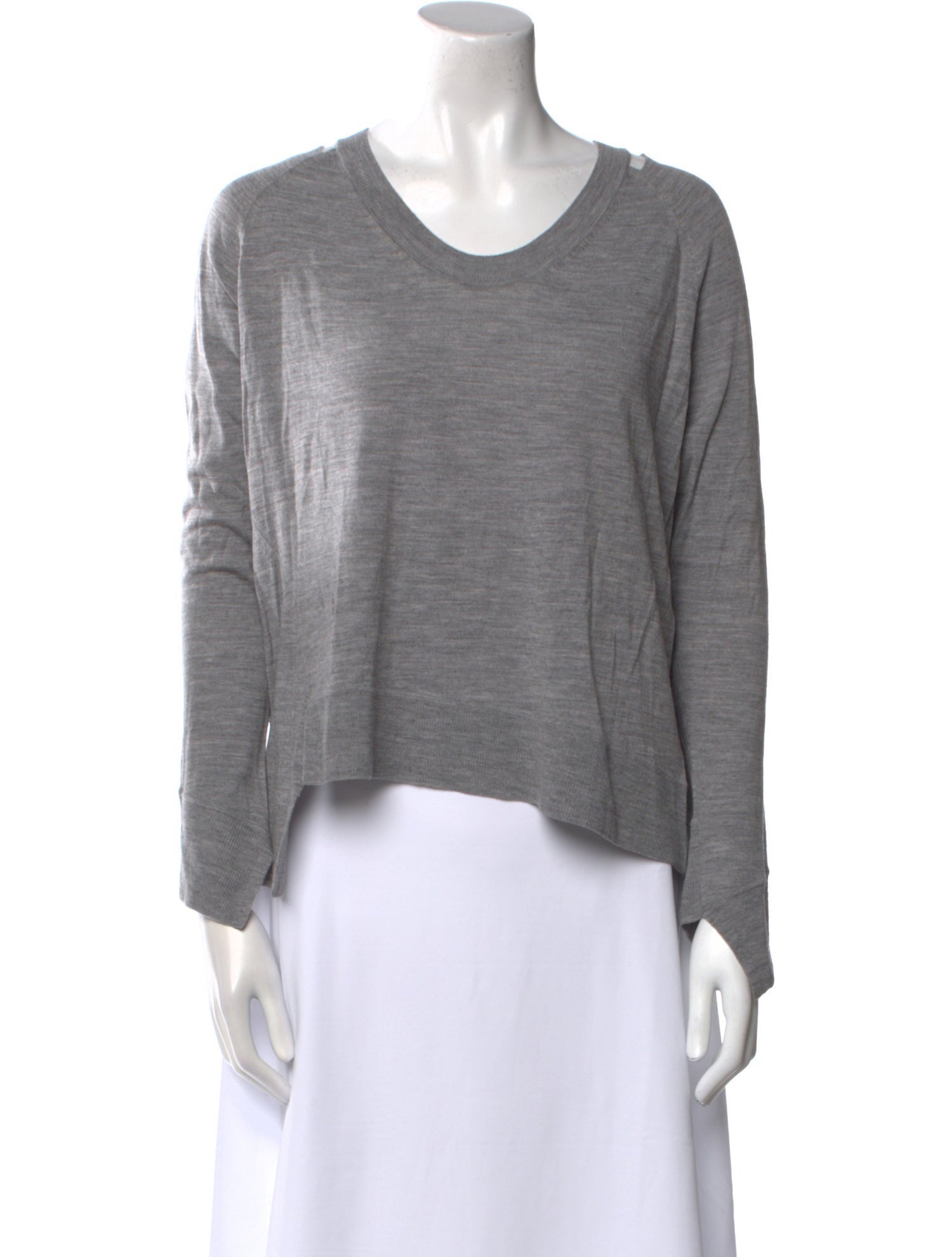 Alexander Wang Wool Scoop Neck Sweater