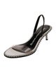 Alexander Wang Leather Studded Accents Slingback Sandals