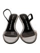 Alexander Wang Leather Studded Accents Slingback Sandals
