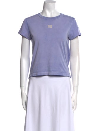 Alexander Wang Crew Neck Short Sleeve T-Shirt