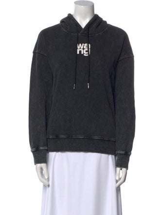 Alexander Wang Graphic Print Crew Neck Sweatshirt