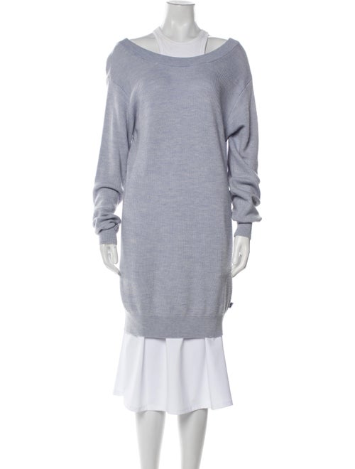 Alexander Wang Merino Wool Bateau Neckline Tunic