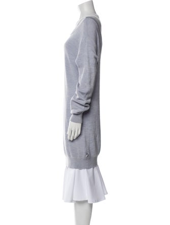 Alexander Wang Merino Wool Bateau Neckline Tunic