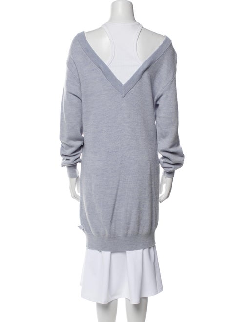 Alexander Wang Merino Wool Bateau Neckline Tunic