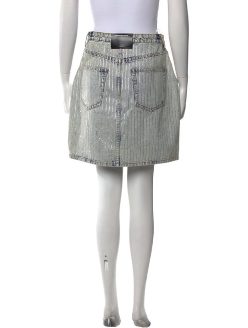 Alexander Wang Striped Mini Skirt