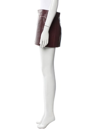 Alexander Wang Calf Leather Mini Skirt