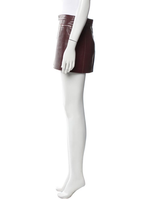 Alexander Wang Calf Leather Mini Skirt