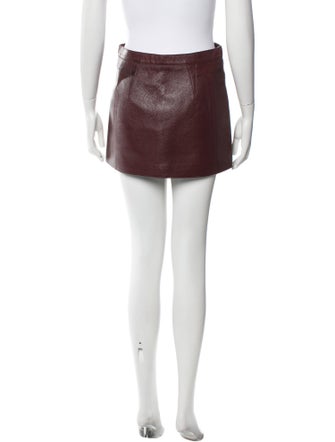 Alexander Wang Calf Leather Mini Skirt