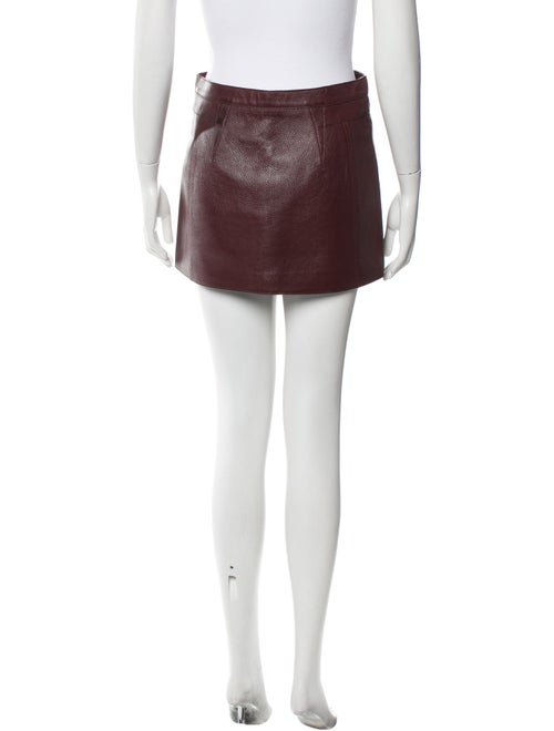 Alexander Wang Calf Leather Mini Skirt