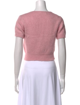 Alexander Wang Alpaca Square Neckline Sweater