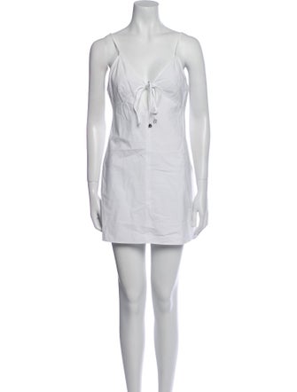 Alexander Wang V-Neck Mini Dress