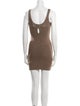 Alexander Wang Scoop Neck Mini Dress