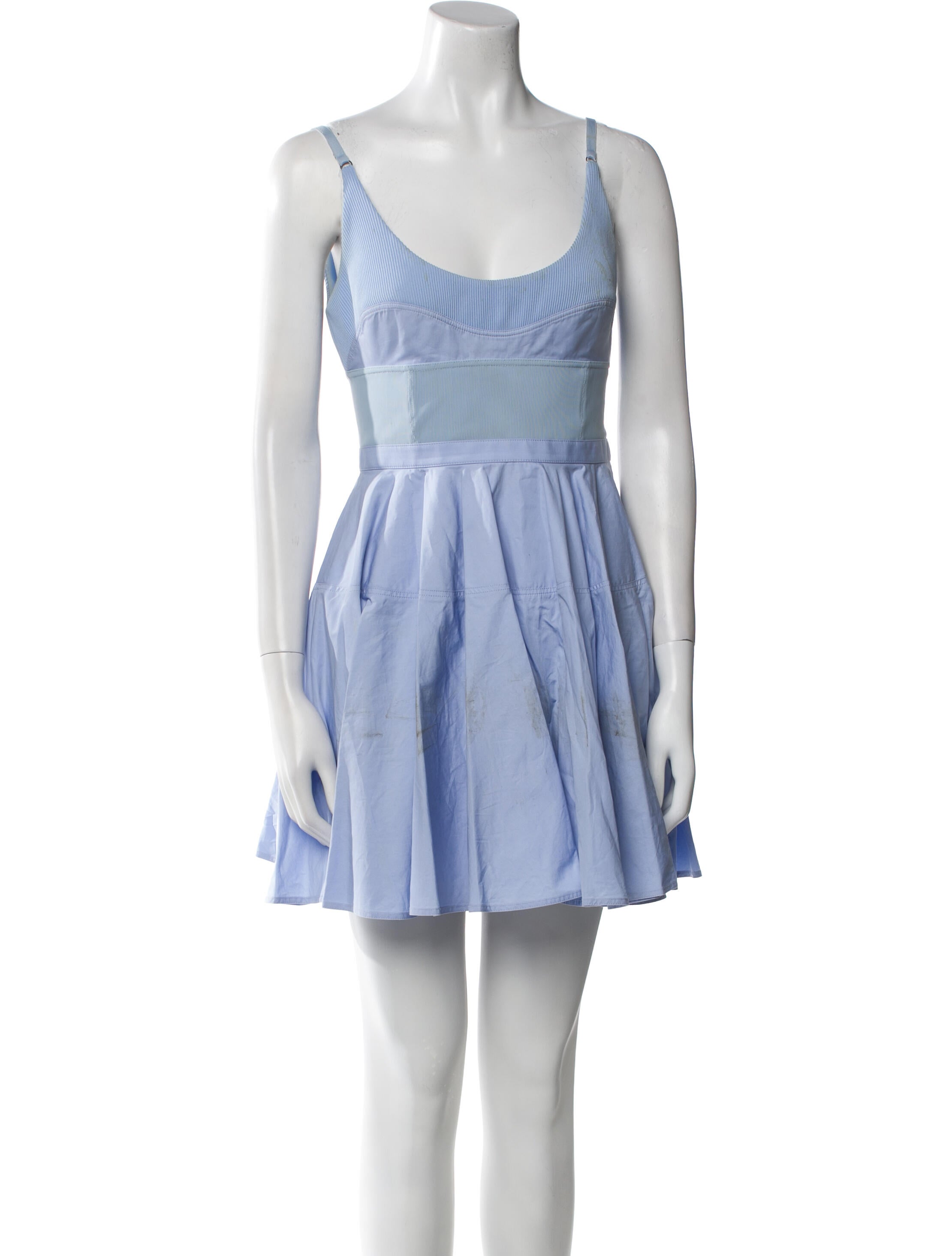 Alexander Wang Scoop Neck Mini Dress