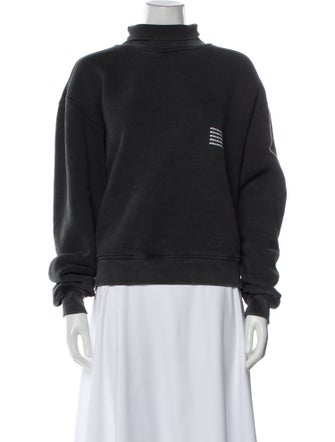 Alexander Wang Turtleneck Long Sleeve Sweatshirt