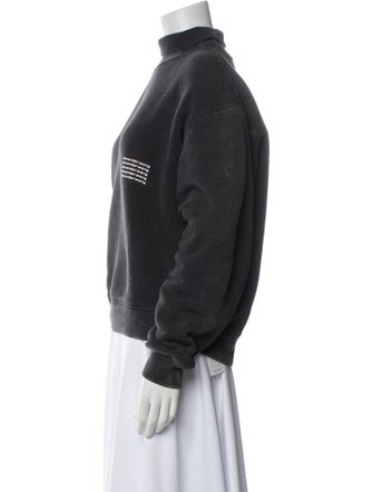 Alexander Wang Turtleneck Long Sleeve Sweatshirt