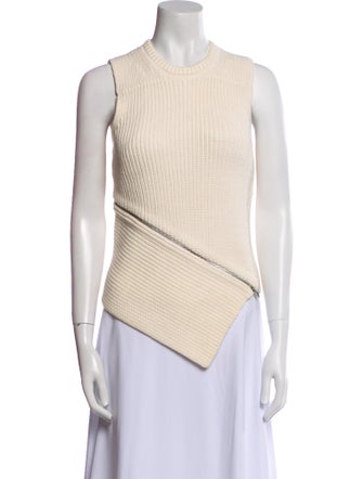 Alexander Wang Crew Neck Sleeveless Top