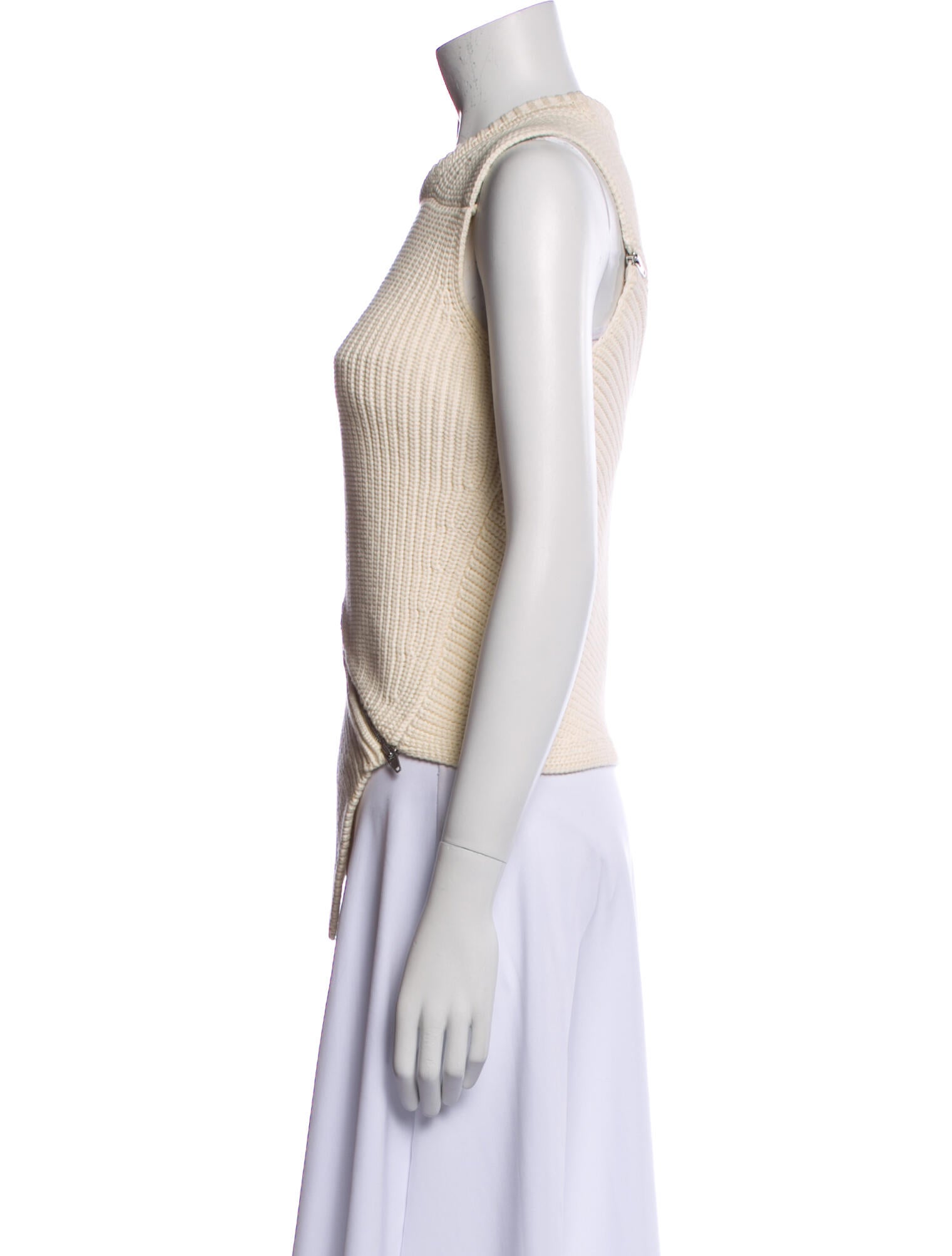 Alexander Wang Crew Neck Sleeveless Top