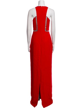 Alexander Wang V-Neck Long Dress