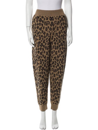 Alexander Wang Wool Animal Print Sweatpants