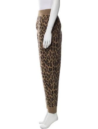 Alexander Wang Wool Animal Print Sweatpants