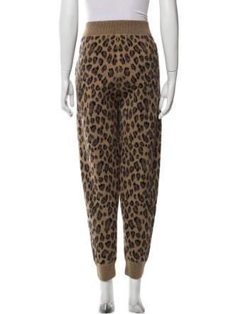 Alexander Wang Wool Animal Print Sweatpants