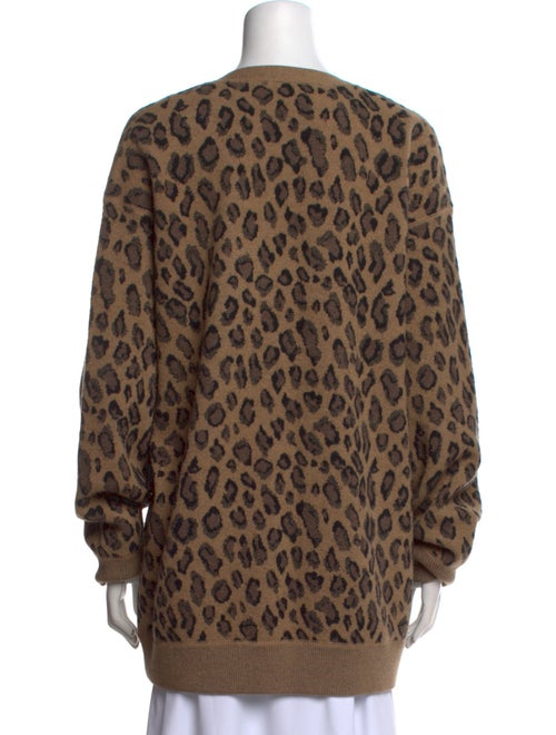 Alexander Wang Wool Animal Print Sweater