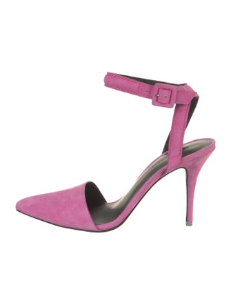 Alexander Wang Suede Slingback Pumps