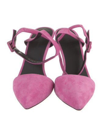 Alexander Wang Suede Slingback Pumps